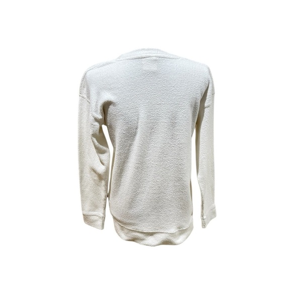 Southern Spirit off white lightweight textured long sleeve sweatshirt size small - Picture 9 of 11